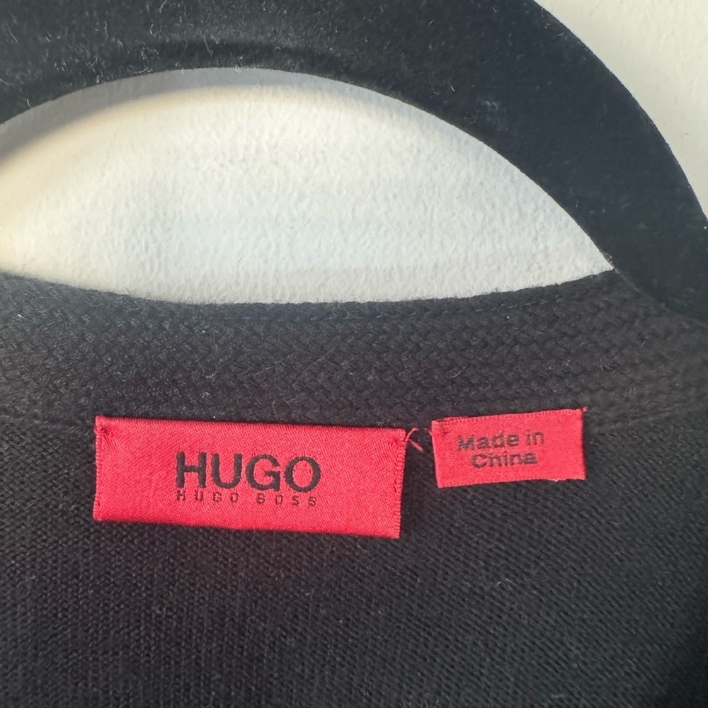 Hugo Boss Black Cardigan with Decorative Front Detailing | Size M - Picture 5 of 16